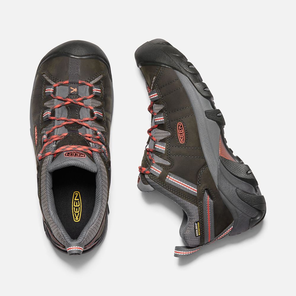 Zapatos de Seguridad Keen Mexico Negros Marrom - Mujer Targhee Ii Waterproof - KI8760392